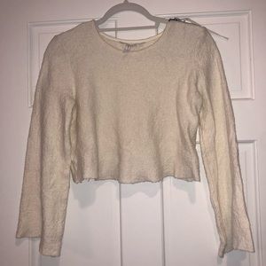 BCBG cream sweater
